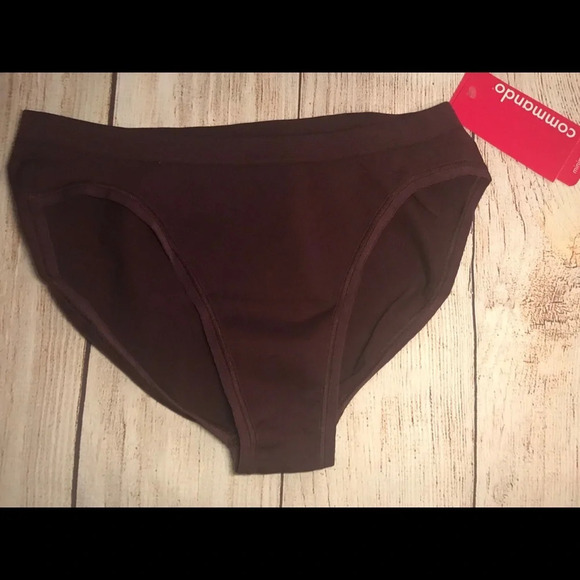 Commando Minimalist French Cut Briefs, S/M, Raisin - Picture 4 of 6